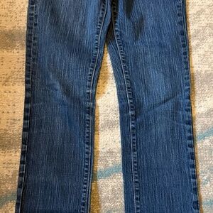 American Eagle Outfitters Dark Blue Straight Leg Jeans, size 4